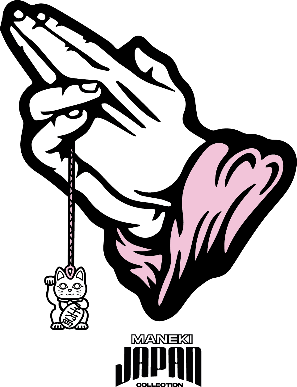 MANEKI-NEKO - T-SHIRT - PINK